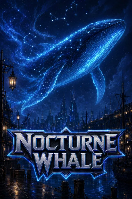 Nocturne Whale, a Night Harbor card